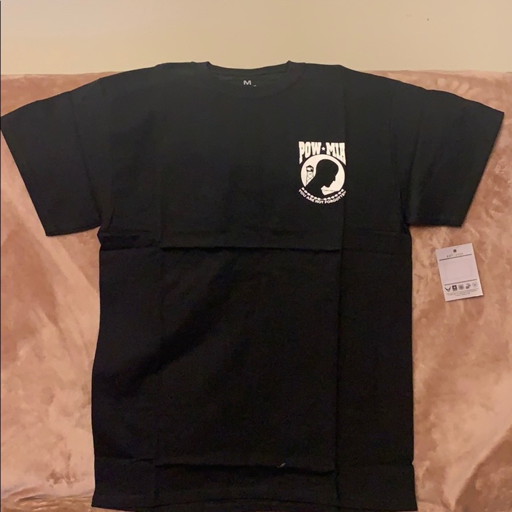 RapDom POW MIA Logo Military Mens Tee
